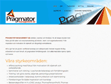 Tablet Screenshot of pragmator.com